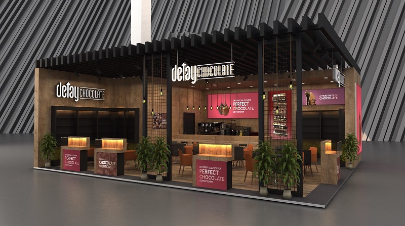 巧克力貿(mào)易展展臺，展臺設(shè)計，展臺類型